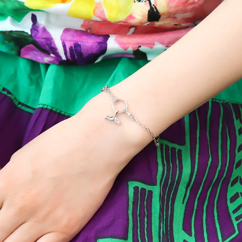 Recipe No. KR1214: 2 types of marine motif anklets