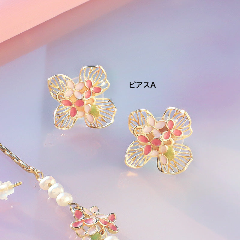 Recipe No.KR1342 Charm Annabelle pink taste accessories 3 types
