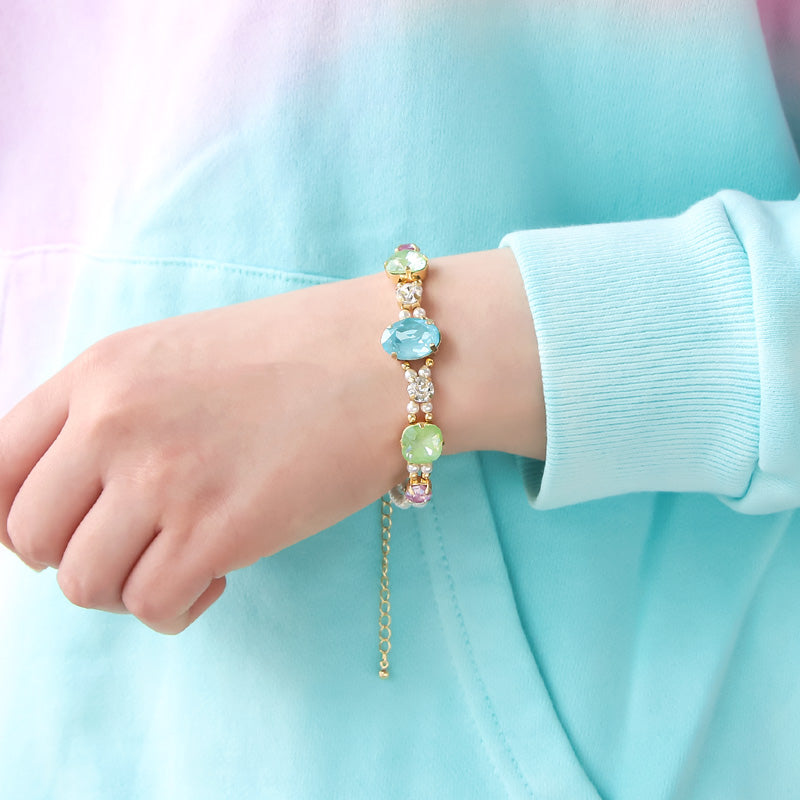 レシピNo.KR1357 貴和クリスタルのトロピカルアクセサリー2種