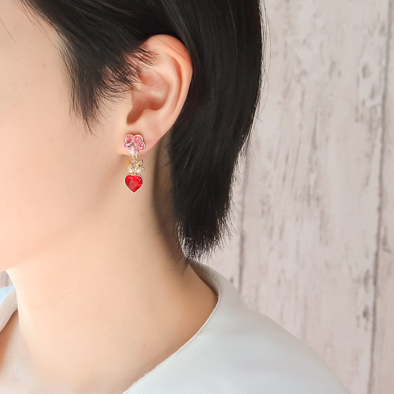 Recipe No.KR1360Kiwa crystals4 types of fruit and vegetable ear accessories