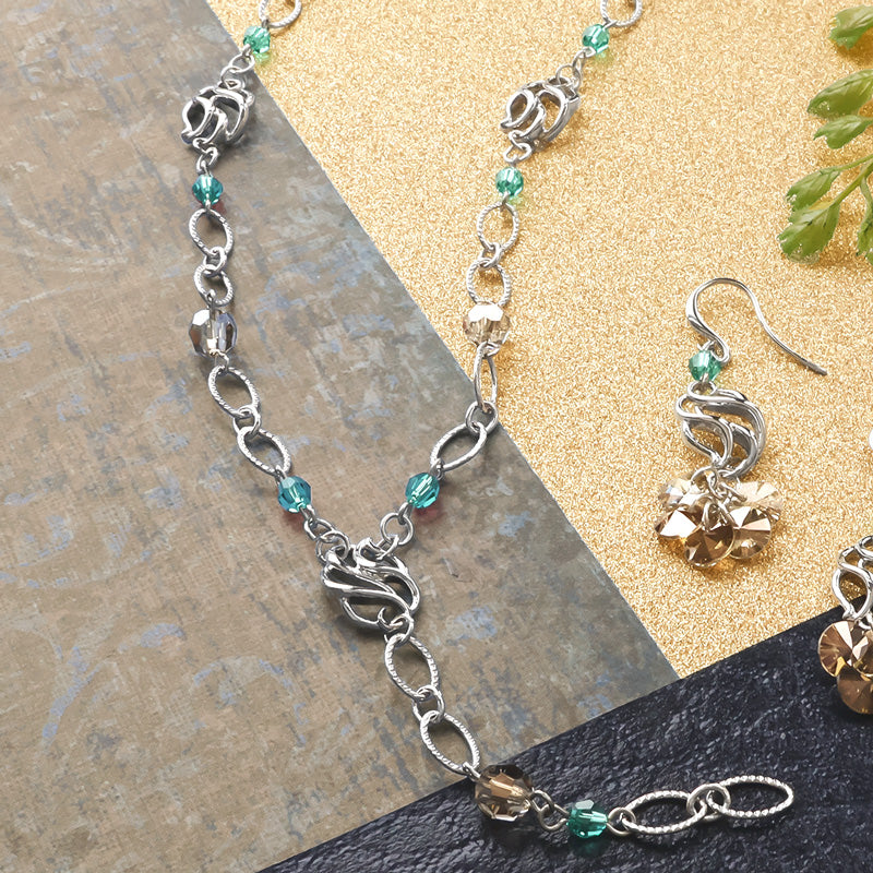 レシピNo.KR1363 チャーム水蛇Ⅰのネック&ピアス