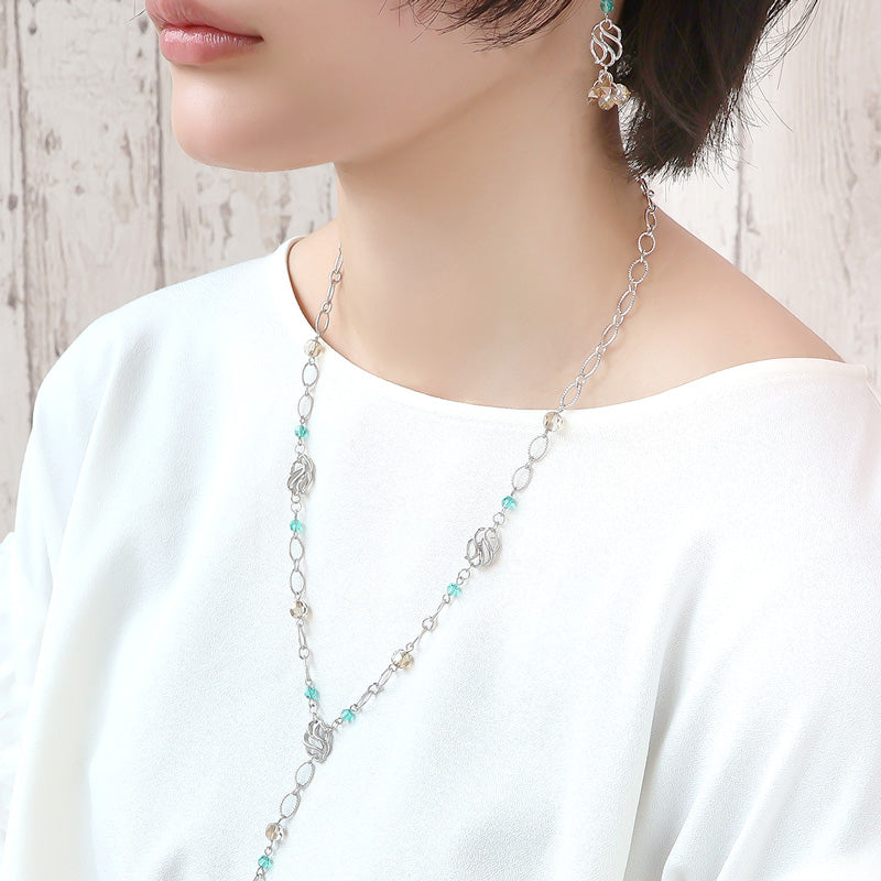 レシピNo.KR1363 チャーム水蛇Ⅰのネック&ピアス