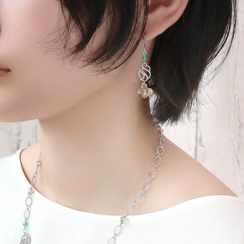 レシピNo.KR1363 チャーム水蛇Ⅰのネック&ピアス
