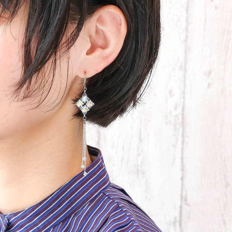 レシピNo.KR1370 チェコ スパークルの星空アクセサリー3種