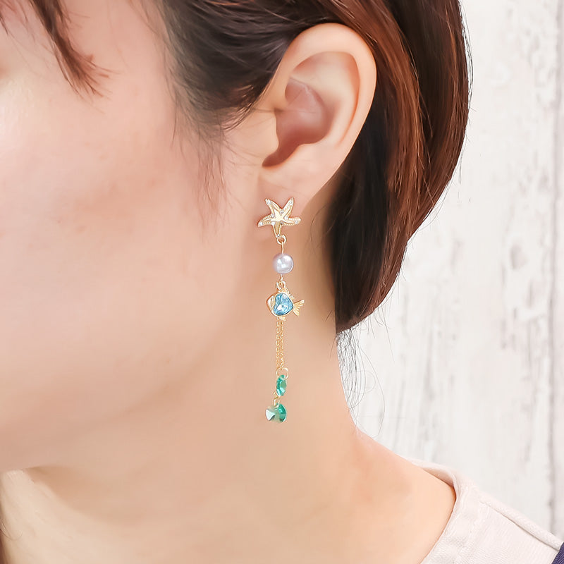 レシピNo.KR1371 チャームフィッシュのアクセサリー4種