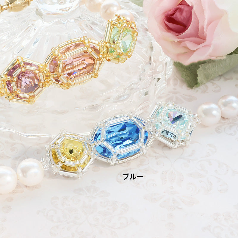 Recipe No.KR1395Kiwa crystalsGemstone Princess Pearl Bracelet