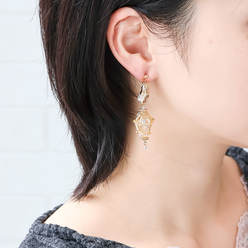 レシピNo.KR1405 ランタンモチーフピアス