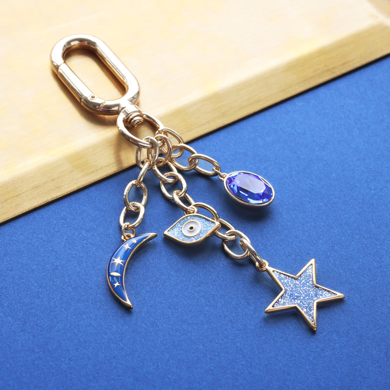 Greek Charm Glitter Star Glitter Pink/G