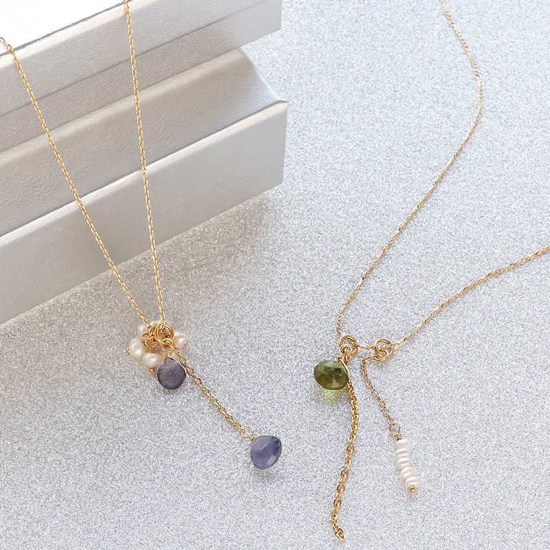 Natural stone glasses clasp custom parts iolite/235SDC4