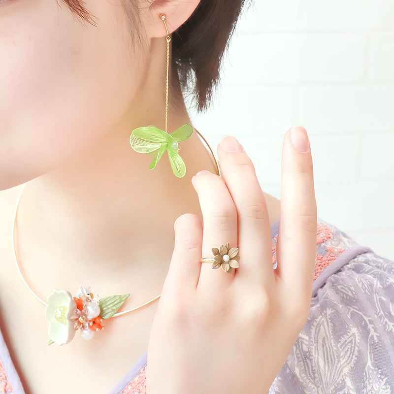 スペインパーツ 6弁花 No.1 メタリックカッパー