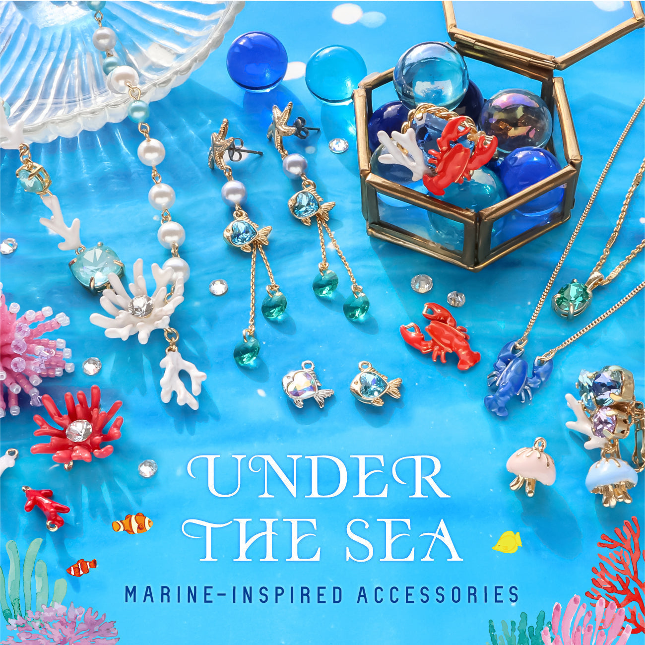 UNDER THE SEA marine-inspired accessories