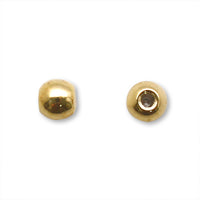 Coil ring ball catch gold