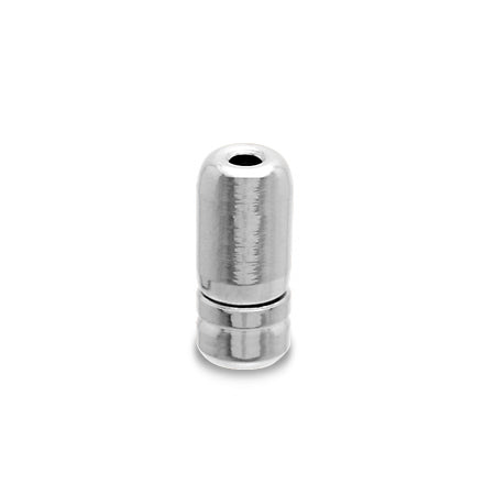 Hat pin catch without ring rhodium color