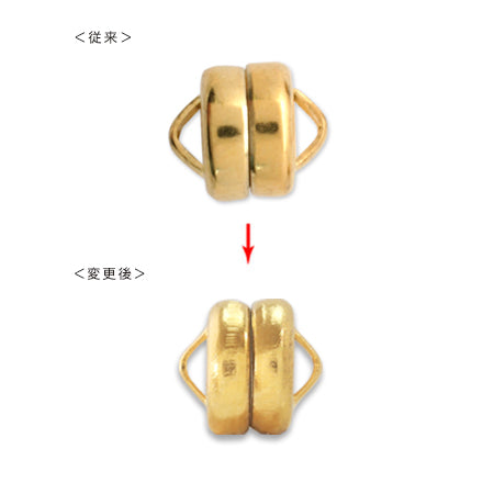 マグネットクラスプ No.10　ゴールド
