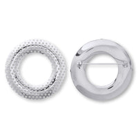 Brooch shower donut nickel
