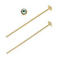 Design pin rhinestone crystal AB/G