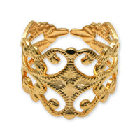 Ring stand Scarf wide gold