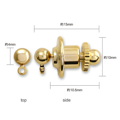 Tie tack set with ring black