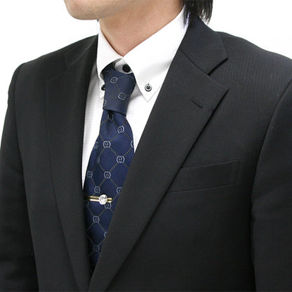 Tie pin round plate gold