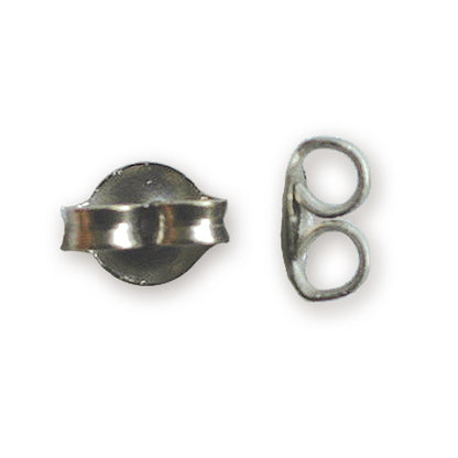 Earrings titanium catch fabric