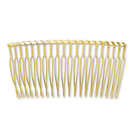 ヘア金具 コーム20山　ゴールド