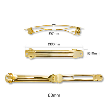 Hair Barrette gold