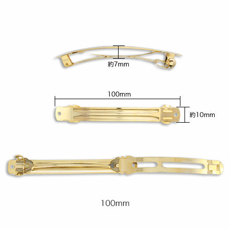 Hair Barrette gold