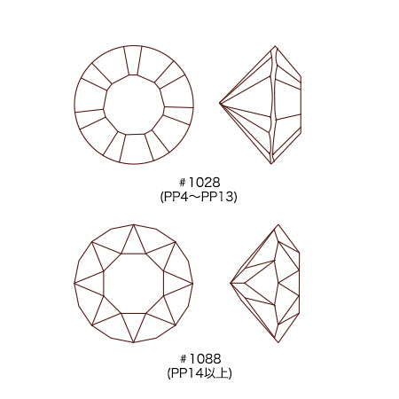貴和クリスタル ＃1028/＃1088　クリスタル/F