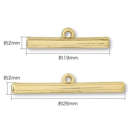 Mantel bar plain gold