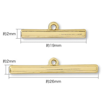 Mantel bar plain gold