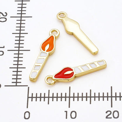Charm Candle: Flat Orange/G