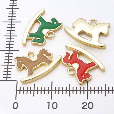 Charm Rocking Horse Flat Red/G