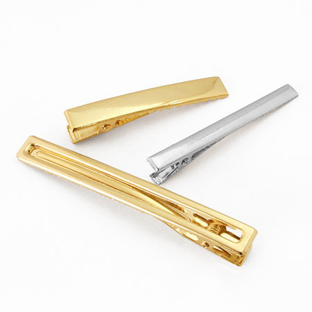 Flat metal clip No.3 Gold