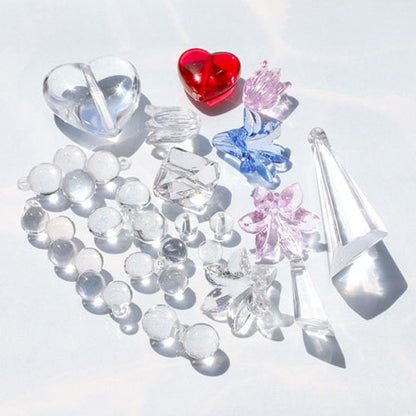 Acrylic twin twin ball crystal
