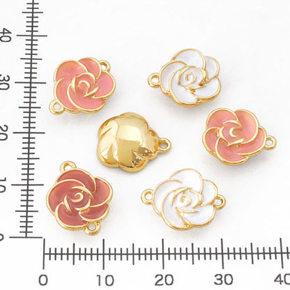Charm Rose 1 ring White/G