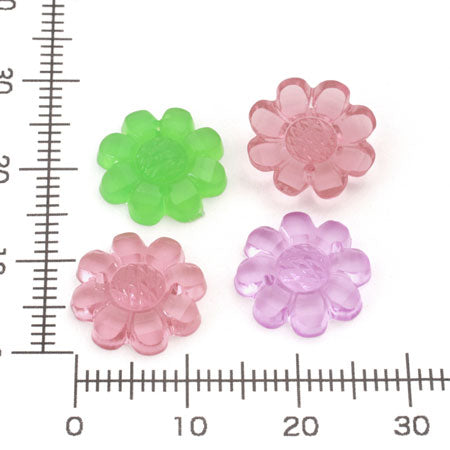 Acrylic made in Germany Daisy 2-hole Peach Blossom [Outlet]
