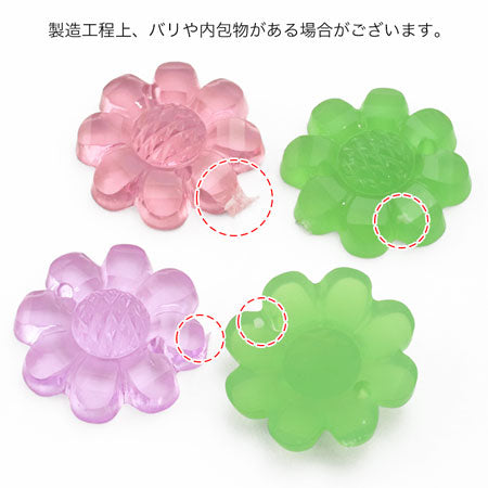 Acrylic made in Germany Daisy 2-hole Peach Blossom [Outlet]