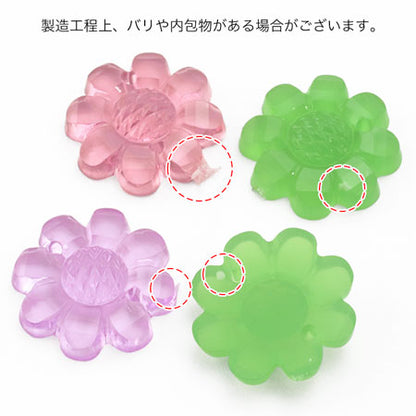 Acrylic made in Germany Daisy 2-hole Peach Blossom [Outlet]