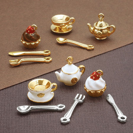 Charm cupcake white/G