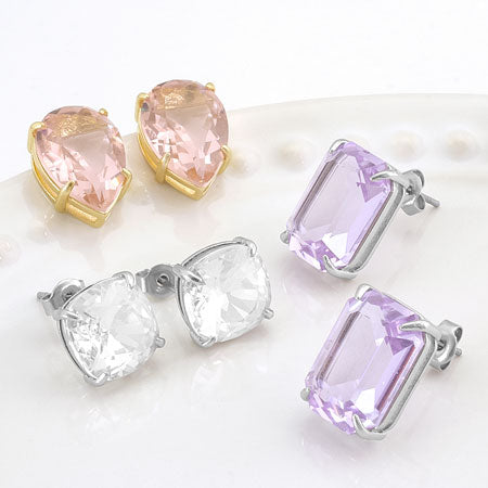 ポストピアス 石座付 シズク 