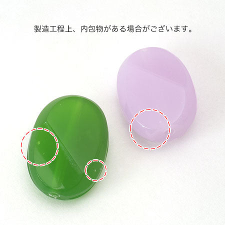 アクリル ドイツ製 オーバルカット2　クリスタル