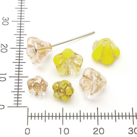 Czech Bellflower 3 Crystal/G