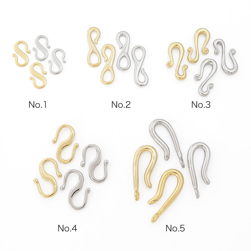 Design clasp hook No.5 gold