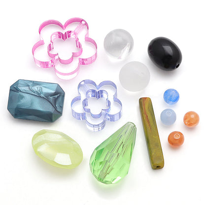 Acrylic-German Oval-Hole Snowy