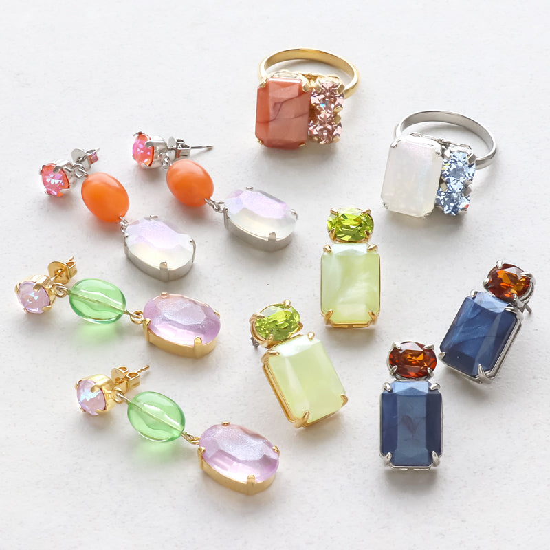 アクリル ドイツ製 オクタゴン 無穴　ウェイビーブルー