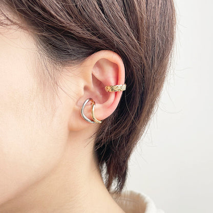 Ear cuff modification 9 rhodium color
