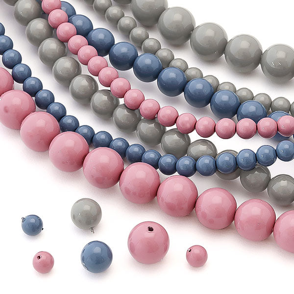 Resin Pearl Lucker Solid Dusty Gray