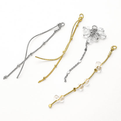 Swing parts design beads triple crystal/G