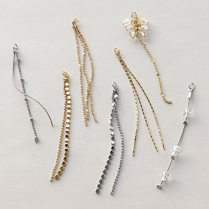 Swing parts design beads triple crystal/G