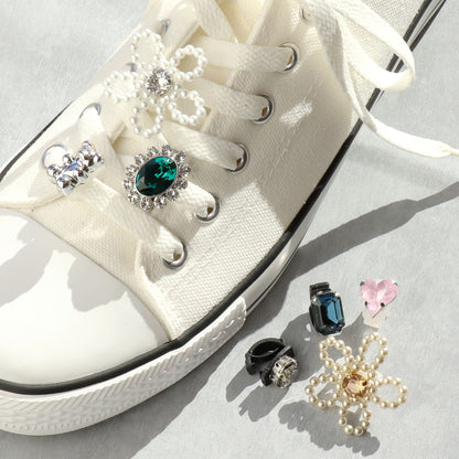 Shoes clip milky white